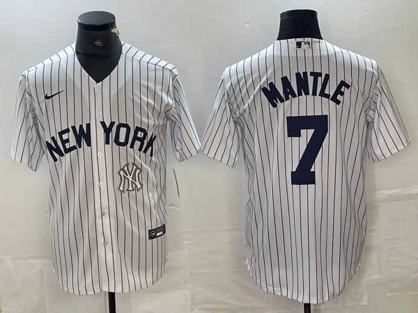 Men's New York Yankees #7 Mickey Mantle White 2024 Cool Base Stitched Jersey,We sell and wholesale Men's New York Yankees #7 Mickey Mantle White 2024 Cool Base Stitched Jersey on line form chian!